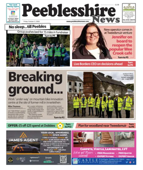 Cover of Peebleshire News