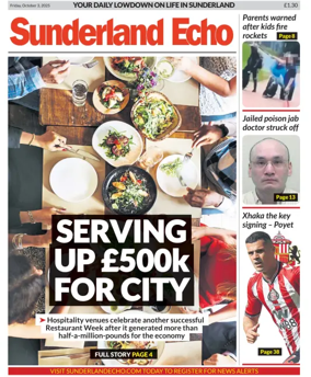 Cover of Sunderland Echo