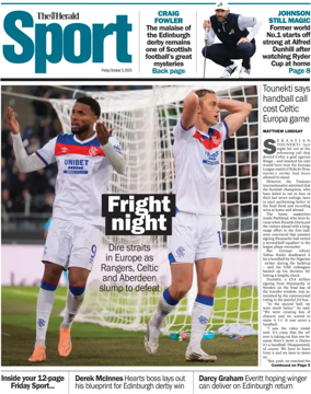 Cover of Herald Sport