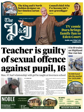 Cover of The Press and Journal (Highlands & Islands)