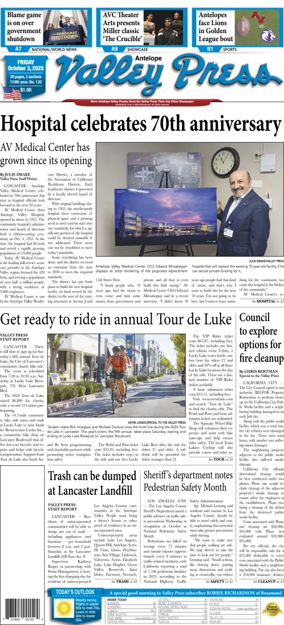 Cover of Antelope Valley Press