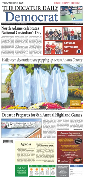 Cover of The Decatur Daily Democrat