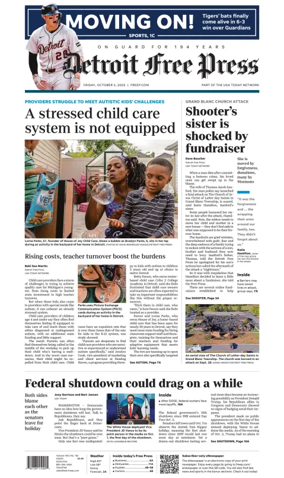 Cover of Detroit Free Press