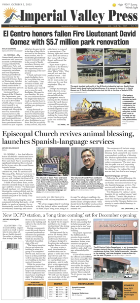 Cover of Imperial Valley Press