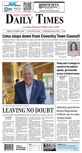Cover of Kent County Daily Times