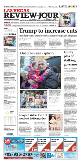 Cover of Las Vegas Review-Journal