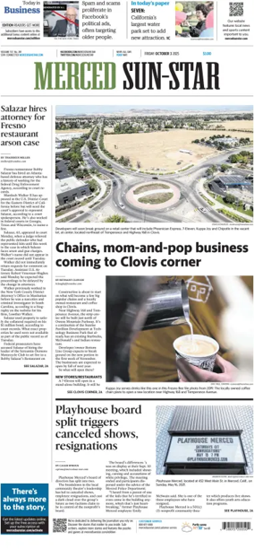 Cover of Merced Sun-Star