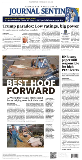 Cover of Milwaukee Journal Sentinel