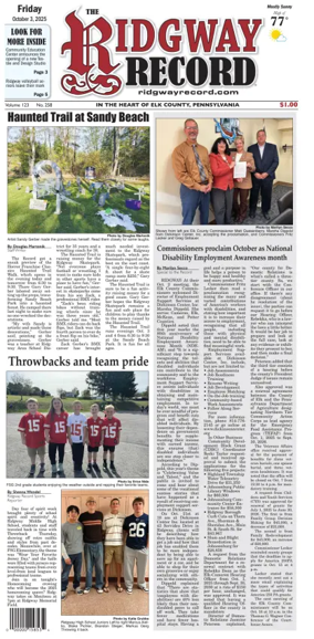 Cover of Ridgway Record