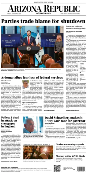 Cover of The Arizona Republic