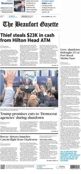 Cover of The Beaufort Gazette