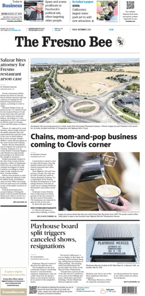 Cover of The Fresno Bee
