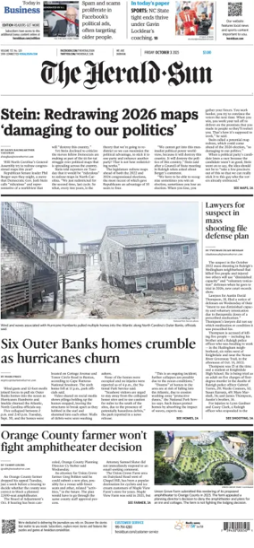 Cover of The Herald Sun