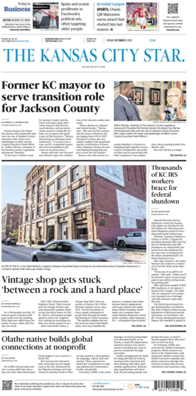 Cover of The Kansas City Star