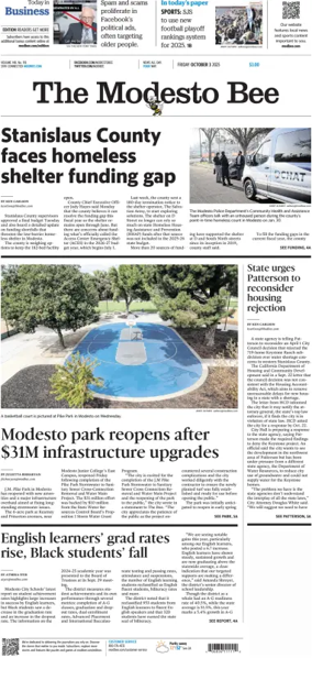 Cover of The Modesto Bee