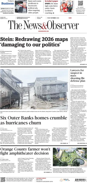 Cover of The News & Observer