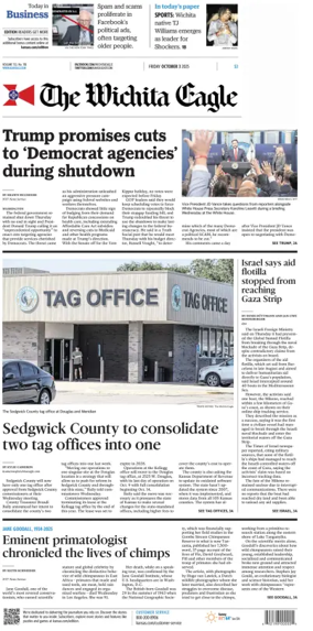 Cover of The Wichita Eagle