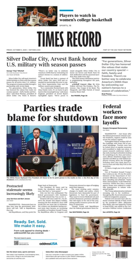 Cover of Times Record (Ft. Smith Southwest)