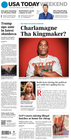 Cover of USA TODAY US Edition