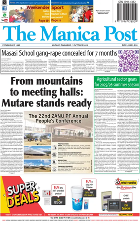 Cover of The Manica Post