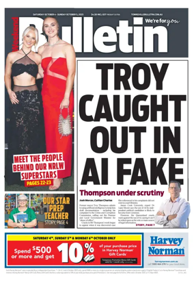 Cover of Townsville Bulletin