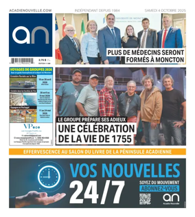 Cover of Acadie Nouvelle