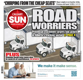 Cover of Calgary Sun