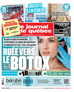 Cover of Le Journal de Quebec