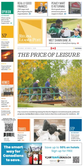 Cover of Regina Leader-Post