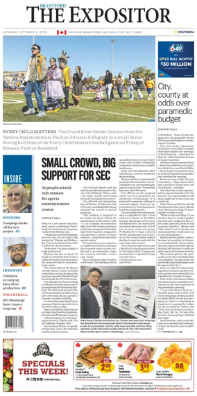 Cover of The Expositor (Brantford)