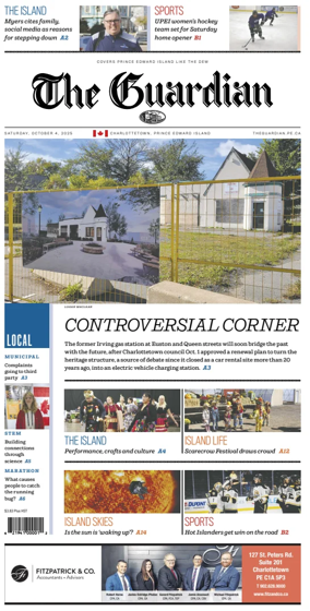 Cover of The Guardian (Charlottetown)