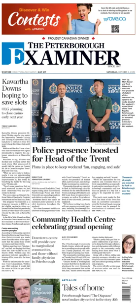 Cover of The Peterborough Examiner