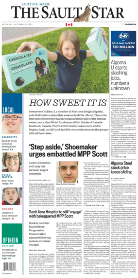 Cover of The Sault Star