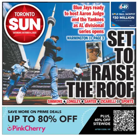 Cover of Toronto Sun