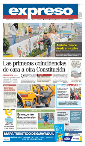 Cover of Diario Expreso