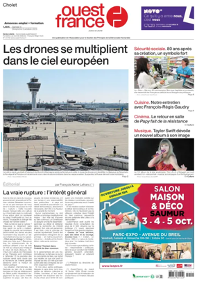 Cover of Ouest France (Cholet)