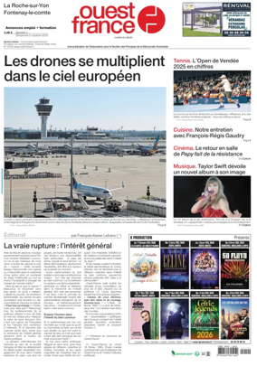 Cover of Ouest France (La Roche-sur-Yon)
