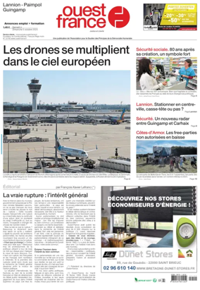 Cover of Ouest France (Lannion)