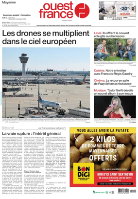 Cover of Ouest France (Laval)