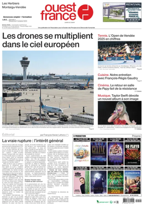 Cover of Ouest France (Les Herbiers / Montaigu)