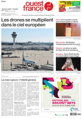 Cover of Ouest France (Orne)
