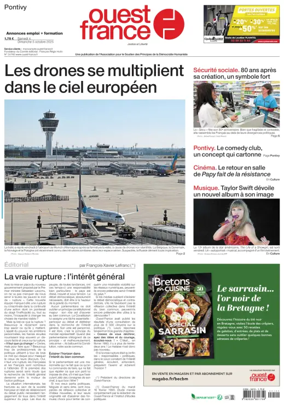 Cover of Ouest France (Pontivy)