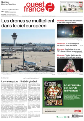 Cover of Ouest France (Quimper)