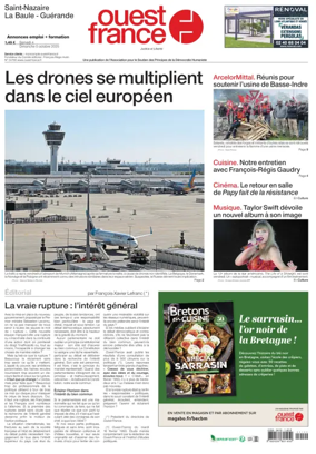 Cover of Ouest France (Saint-Nazaire)