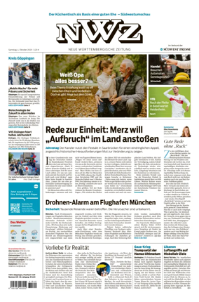 Cover of NWZ  (Göppinger Kreisnachrichten)