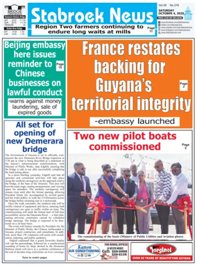 Cover of Stabroek News