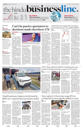 Cover of BusinessLine (Bangalore)