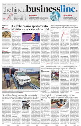 Cover of BusinessLine (Chennai)