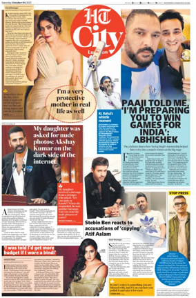 Cover of Hindustan Times (Lucknow) - Live