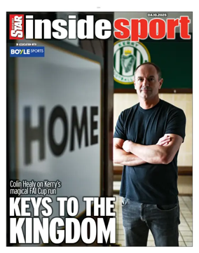 Cover of Irish Daily Star - Inside Sport
